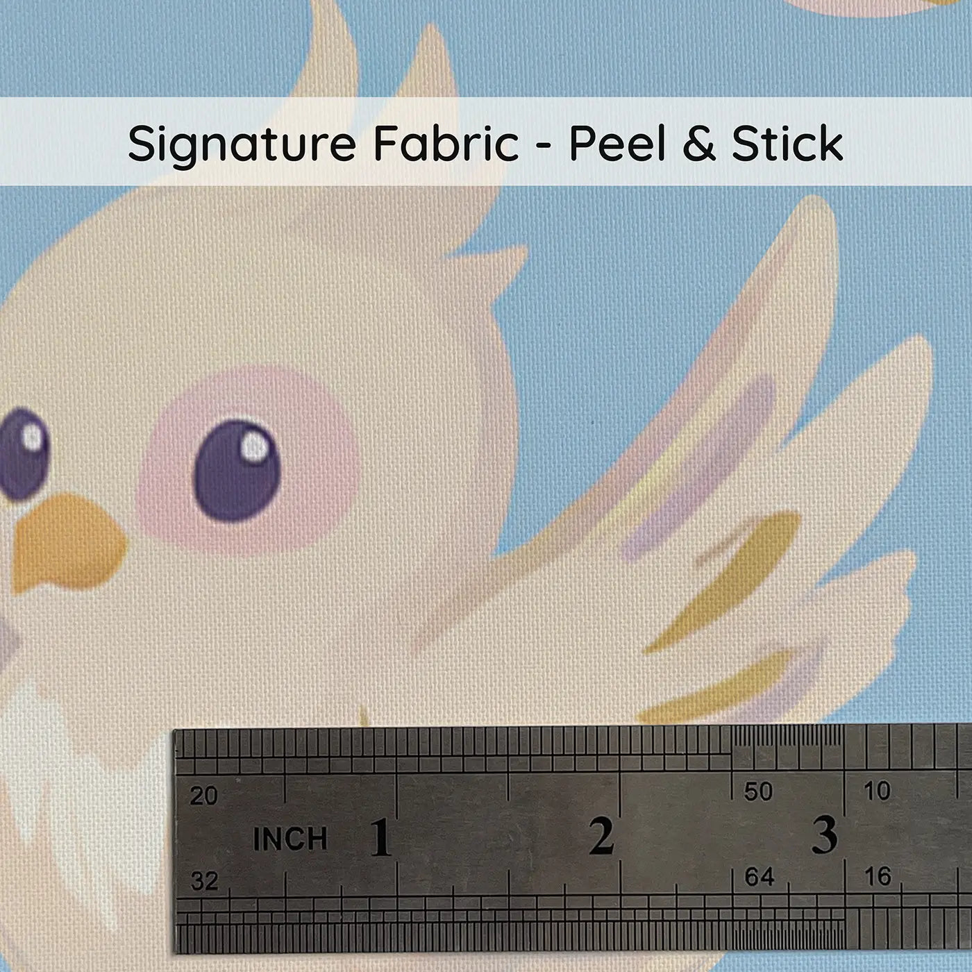 Baby Phoenix Modern Illustration on peel and stick fabric - Whimsy Tots