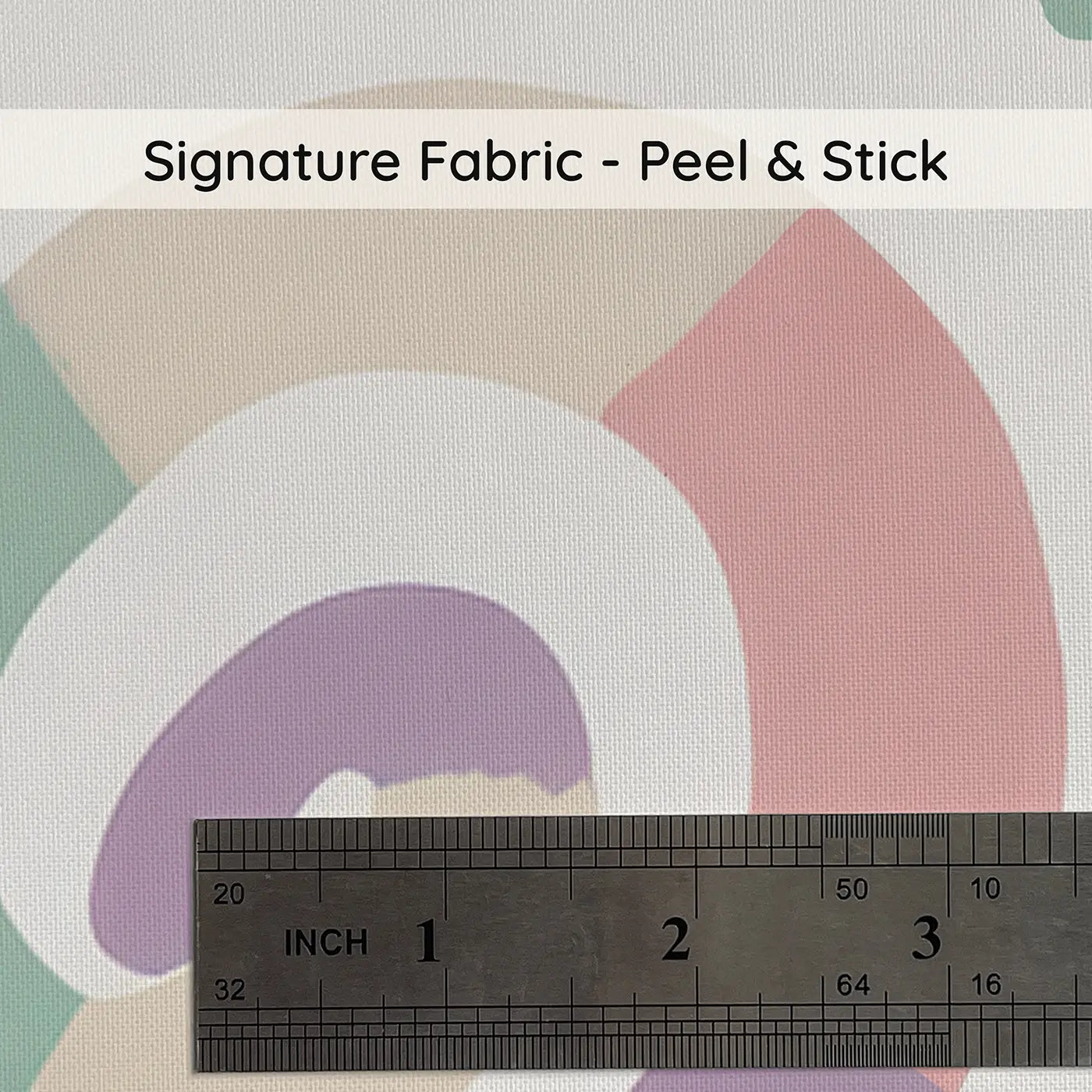Rainbow Serpent Modern Illustration on peel and stick fabric - Whimsy Tots