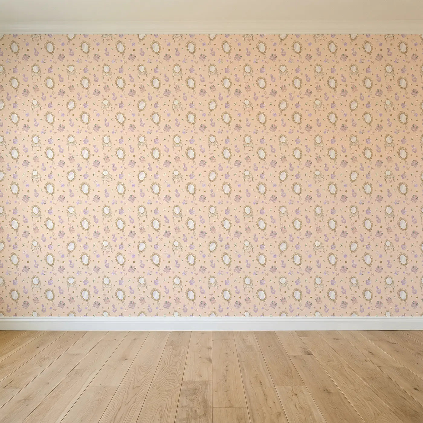 Fairy Tale Modern Illustration seamless wallpaper full pattern - Whimsy Tots