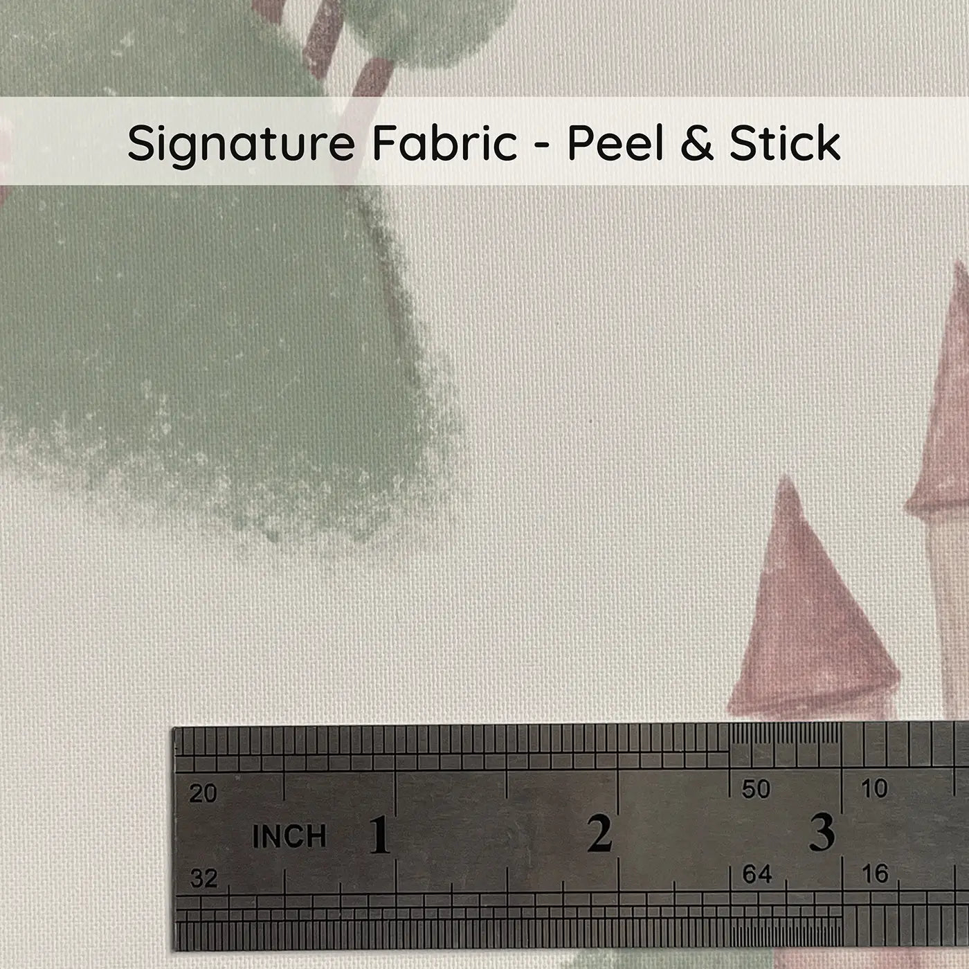 Whimsical Castles Soft Pastel on peel and stick fabric - Whimsy Tots