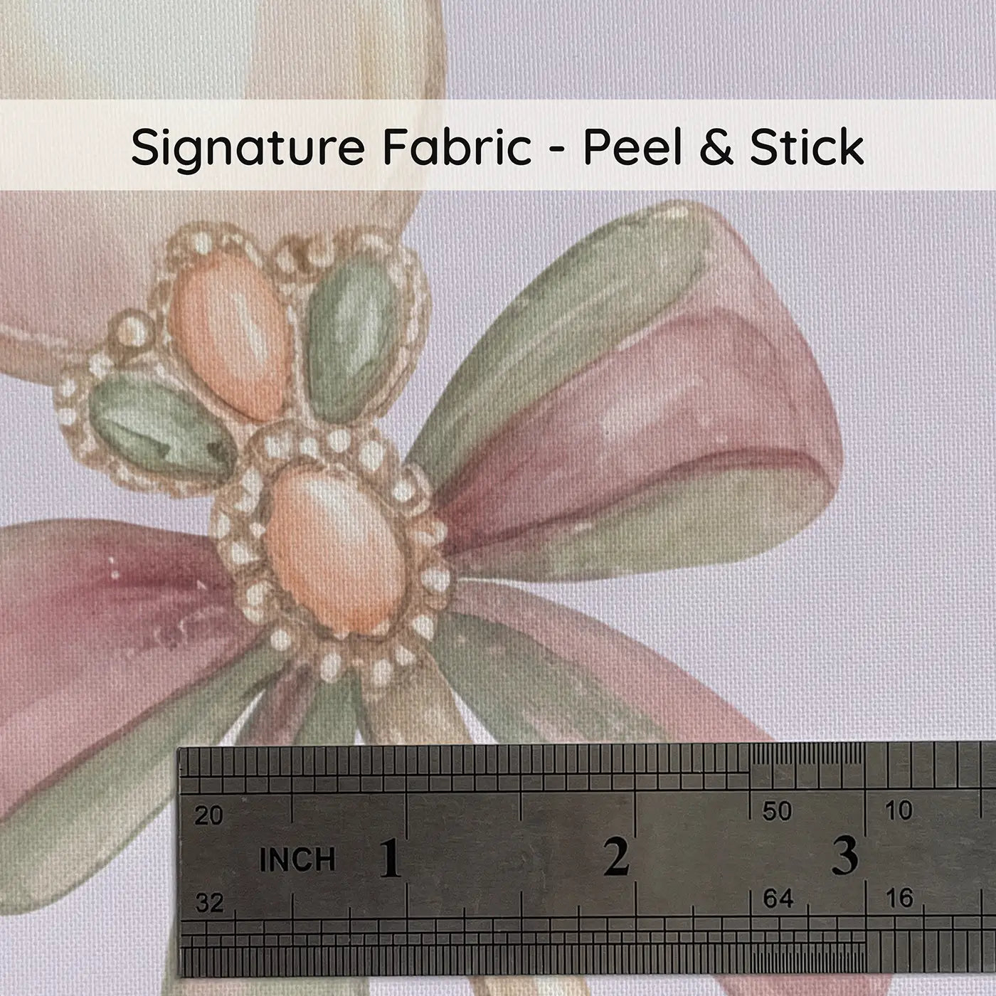 Royal Scepters Watercolor on peel and stick fabric - Whimsy Tots