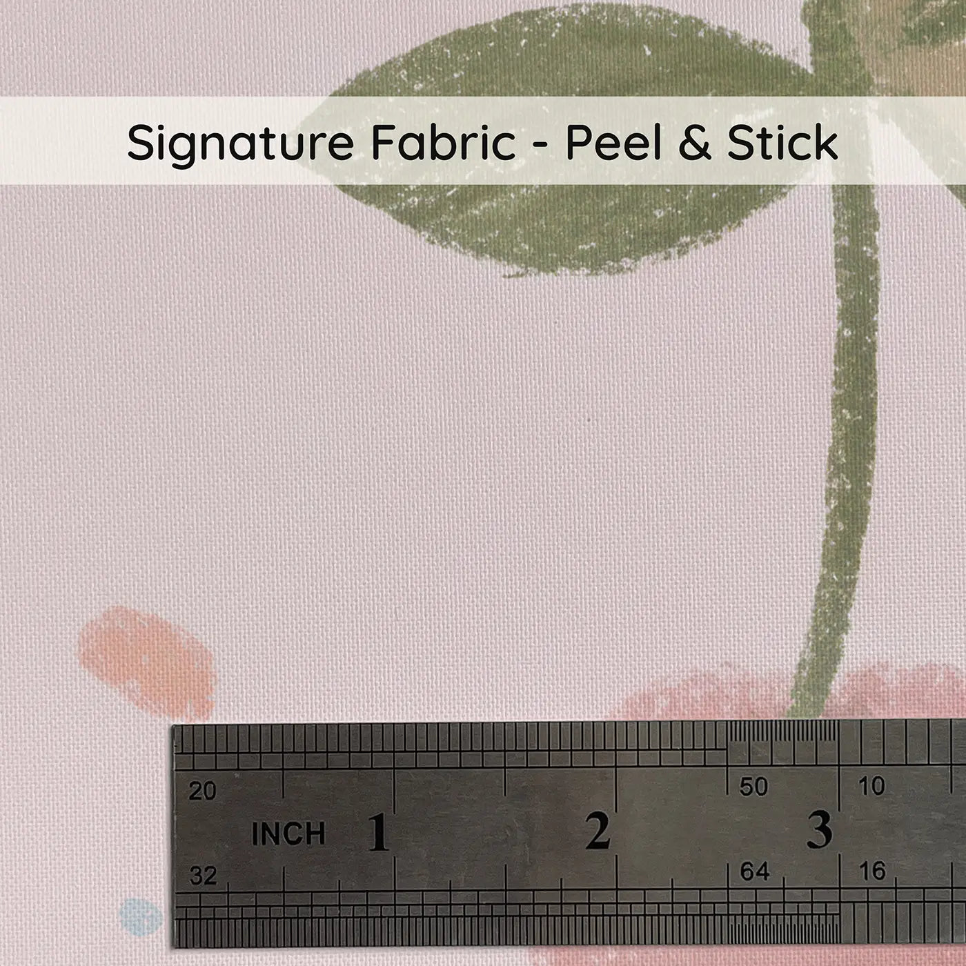 Scattered Cherries Soft Pastel on peel and stick fabric - Whimsy Tots