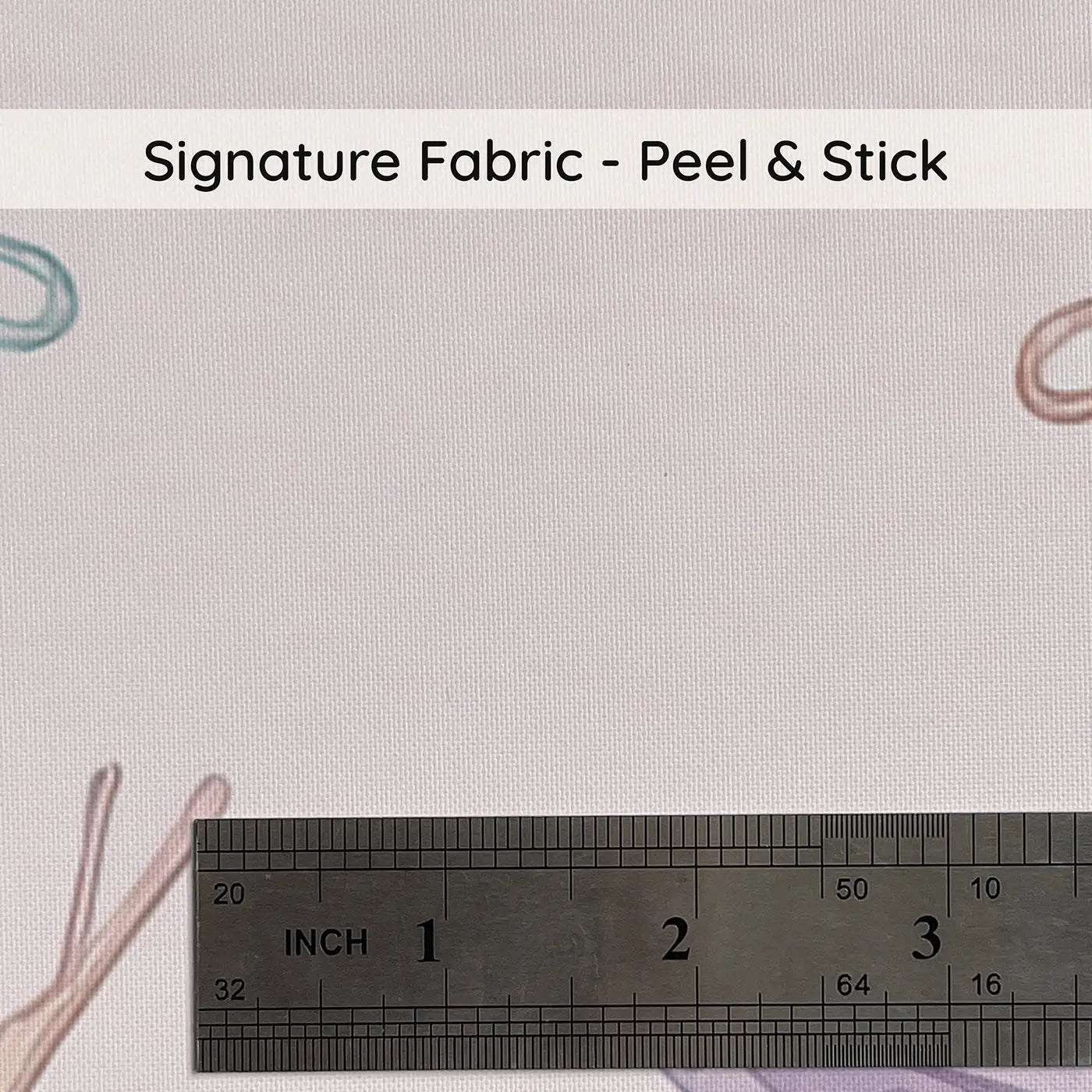 Scattered Hair Watercolor on peel and stick fabric - Whimsy Tots