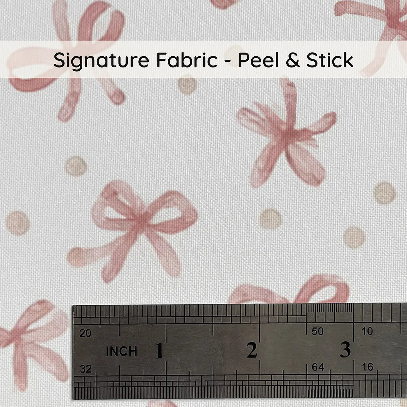 Bows Soft Ditsy Floral on peel and stick fabric - Whimsy Tots