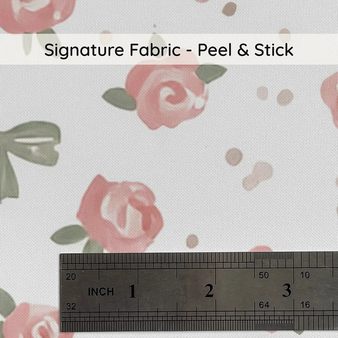 Roses Miniature Ditsy Floral on peel and stick fabric - Whimsy Tots