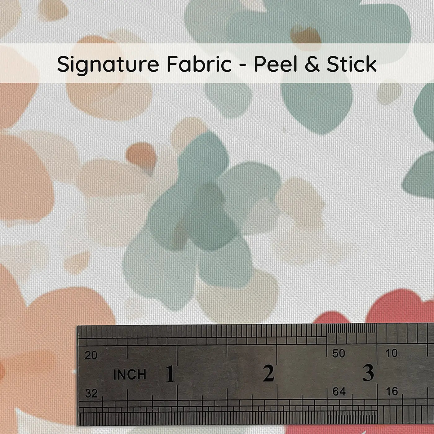 Floral-Bow Mix: Ditsy Floral on peel and stick fabric - Whimsy Tots