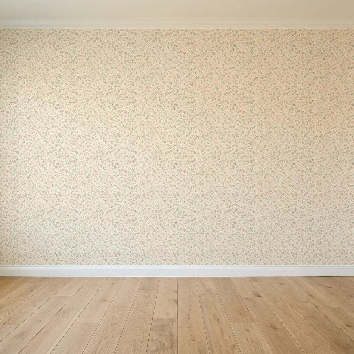 Ribbon Knots Ditsy Floral seamless wallpaper full pattern - Whimsy Tots