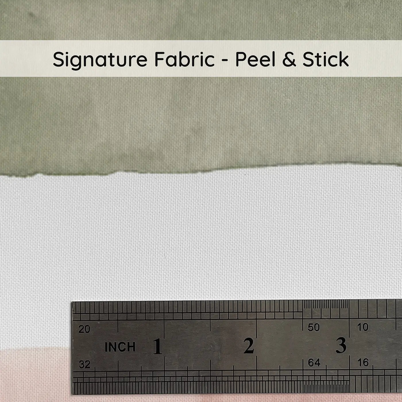 Soft Horizontal Watercolor on peel and stick fabric - Whimsy Tots