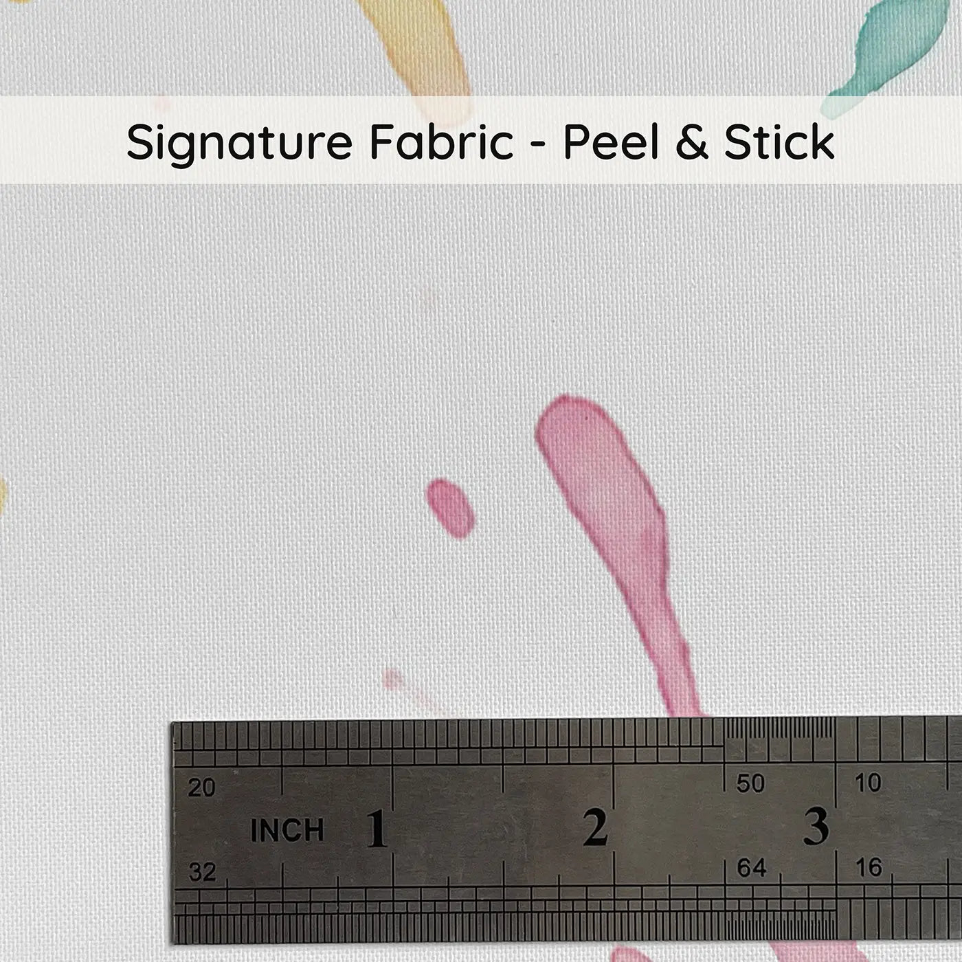 Paint Splatter Watercolor on peel and stick fabric - Whimsy Tots