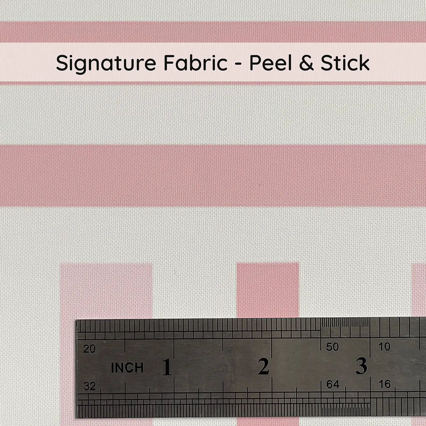 Even Stripe Soft Geometric on peel and stick fabric - Whimsy Tots