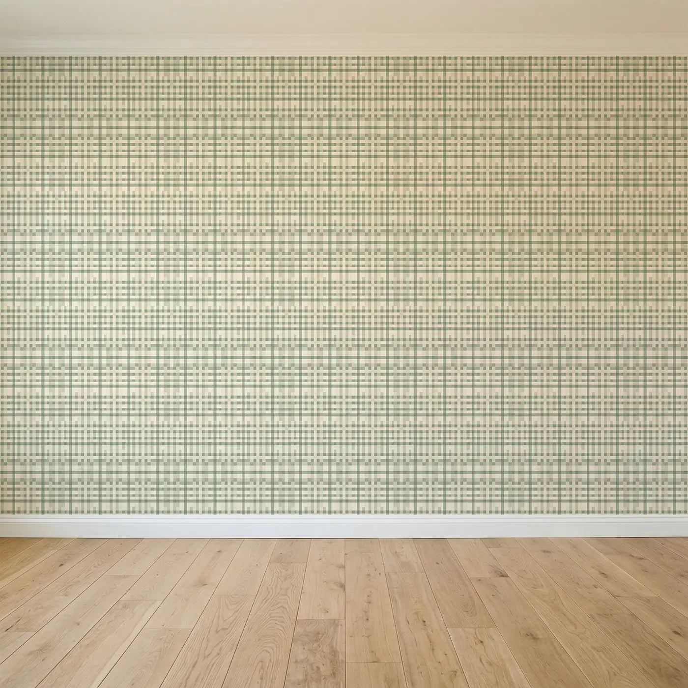 Gingham Check Geometric seamless wallpaper full pattern - Whimsy Tots