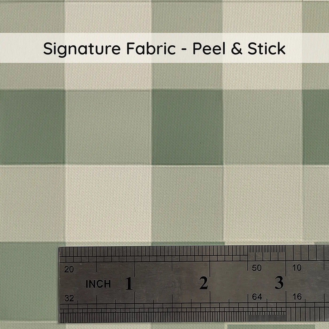 Gingham Check Geometric on peel and stick fabric - Whimsy Tots