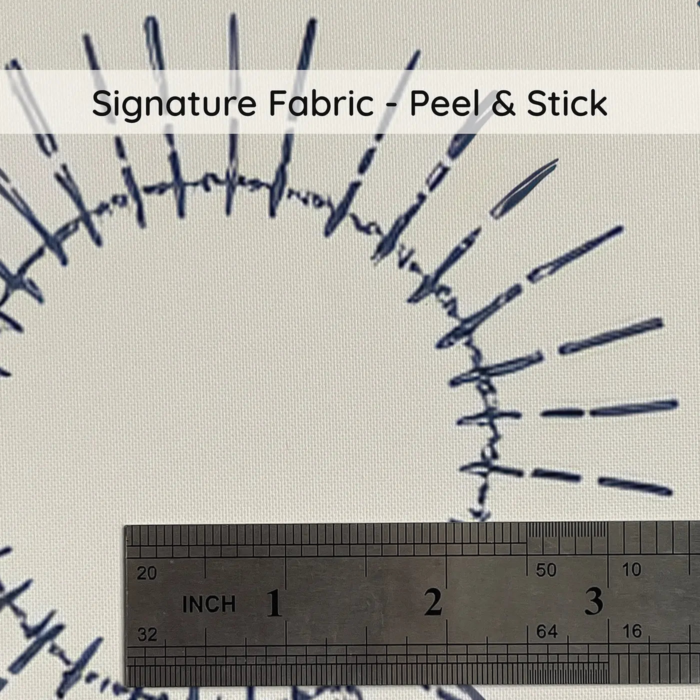 Shibori Circle Hand-Drawn on peel and stick fabric - Whimsy Tots