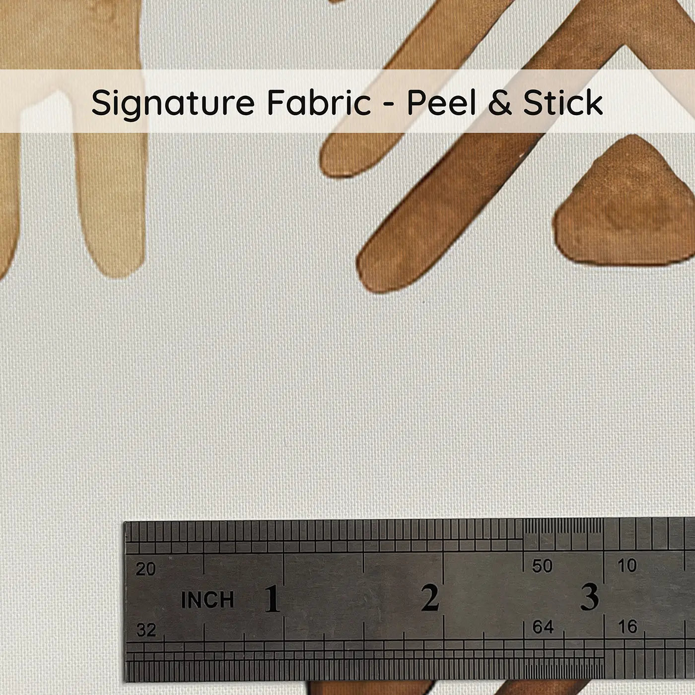 Mudcloth Marks Watercolor on peel and stick fabric - Whimsy Tots