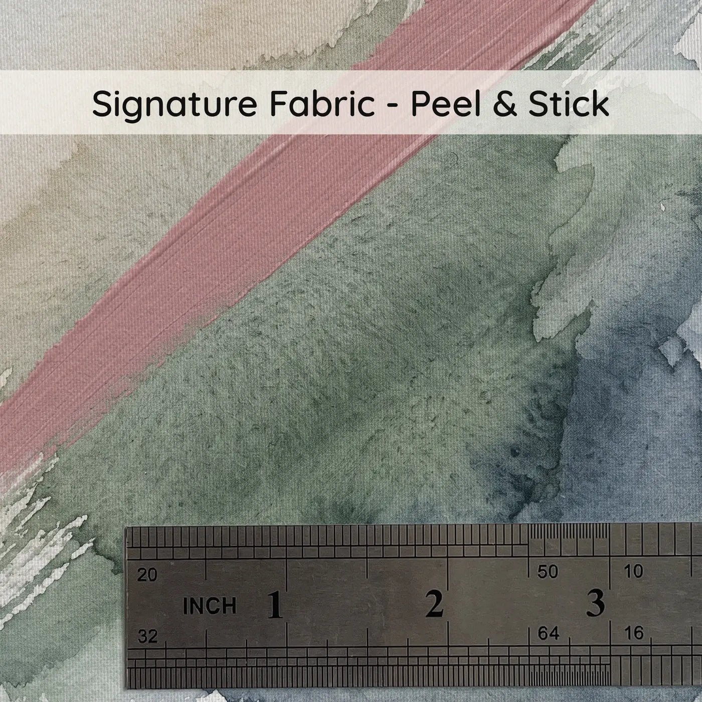 Fabric texture close-up of The Desert In Bloom Wainscoting Wallpaper by Whimsy Tots