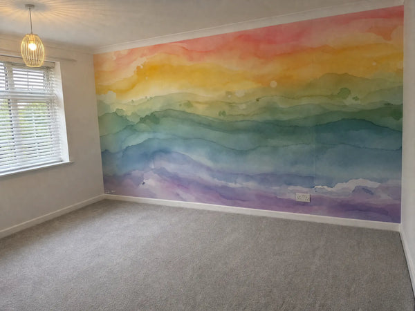 Rainbow Ombre Wash