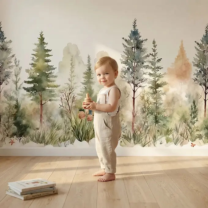 Create a Dream Nursery with Mess-Free Wallpaper