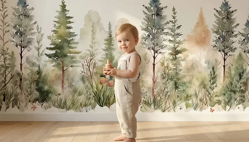 Create a Dream Nursery with Mess-Free Wallpaper